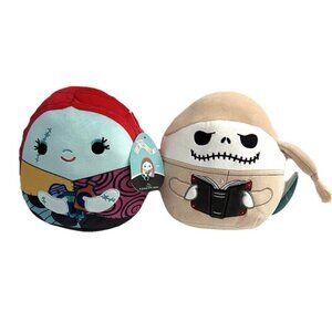 Squishmallows 8" Nightmare Before Christmas Sally with Potions + Jack In Pajamas
